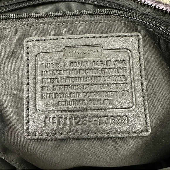 Coach Gallery Multicolored Herringbone Tweed Tote Bag - Picture 12 of 16